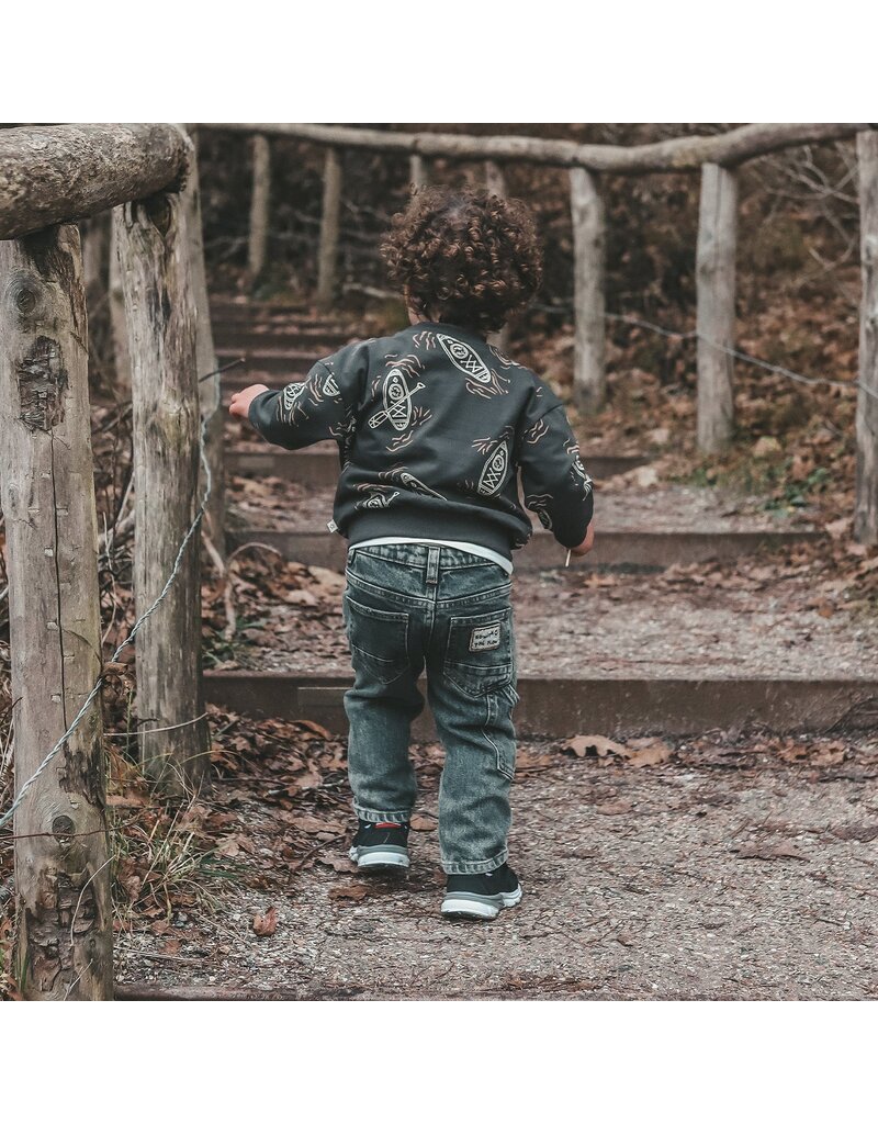 Your Wishes Baby & Peuter kleding Your Wishes Denim | Worker Jeans | Acid Grey