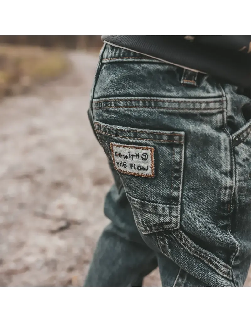 Your Wishes Baby & Peuter kleding Your Wishes Denim | Worker Jeans | Acid Grey