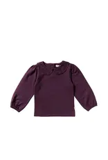 Your Wishes Baby & Peuter kleding Your Wishes Single Jersey | Collar Longsleeve | Plum Perfect
