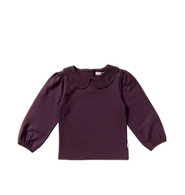 Your Wishes Baby & Peuter kleding Your Wishes Single Jersey | Collar Longsleeve | Plum Perfect