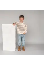 Your Wishes Baby & Peuter kleding Your Wishes Stripe Terry | Relaxed Granddad Longsleeve | Multicolor