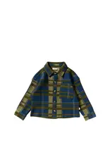 Your Wishes Baby & Peuter kleding Your Wishes Waffle Check | Relaxed Longsleeve | Olive Branch