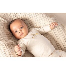 Feetje Baby Feetje longsleeve - Honey Bear - Offwhite