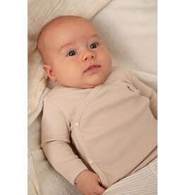 Feetje Baby Feetje overslagshirt rib - Honey Bear - Zand