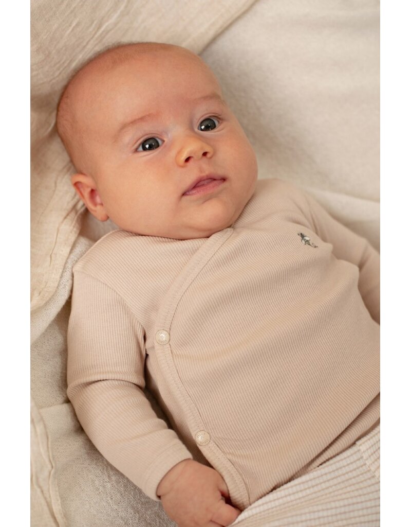 Feetje Baby Broek Rib gestreept - Honey Bear - Zand - 52202465