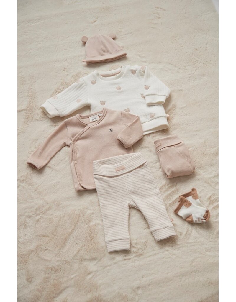 Feetje Baby Broek Rib gestreept - Honey Bear - Zand - 52202465