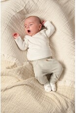 Feetje Baby Feetje longsleeve rib gestreept - Elephant - mint - 51602696