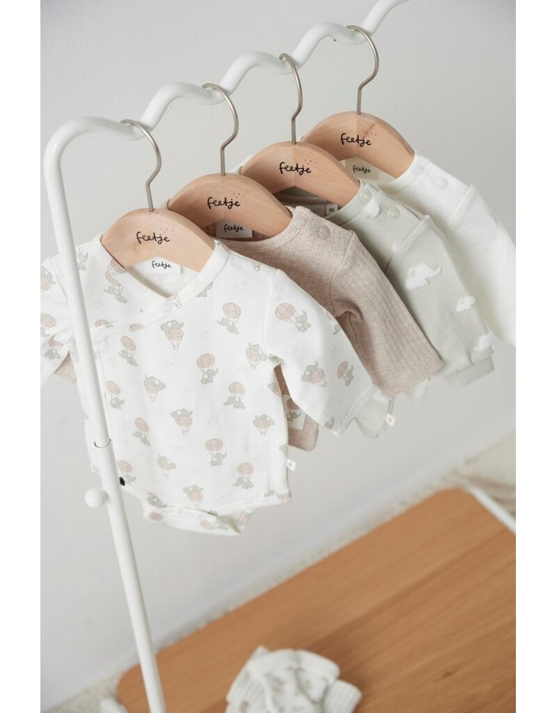 Feetje Baby Feetje sweater AOP - Elephant - Mint  - 51602699