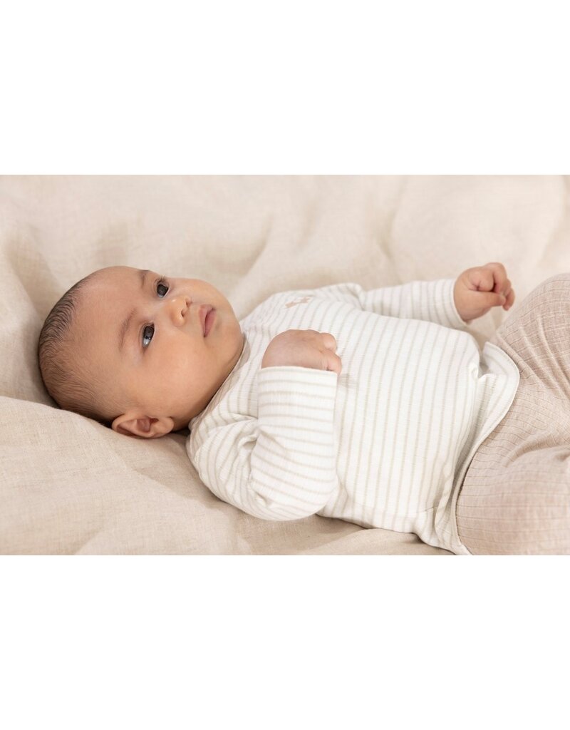 Feetje Baby Feetje broek rib - Elephant - Taupe Melange - 52202474
