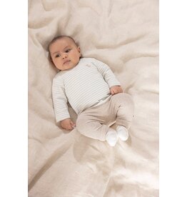 Feetje Baby Feetje broek rib - Elephant - Taupe Melange