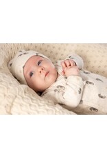 Feetje Baby Feetje wikkelromper rib AOP - Sea Sweaties - Offwhite - 50200253
