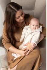Feetje Baby Feetje wikkelromper rib AOP - Sea Sweaties - Offwhite - 50200253