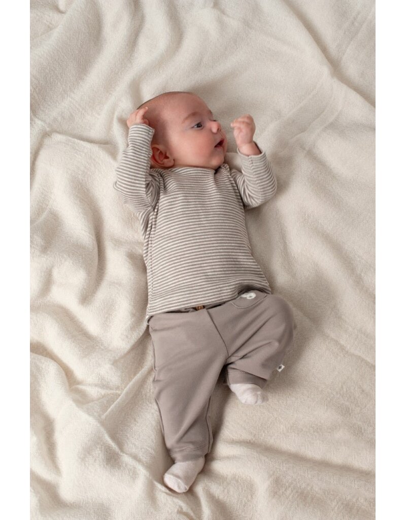 Feetje Baby Feetje Shirt rib gestreept - Sea Sweaties - Grijs - 51602690