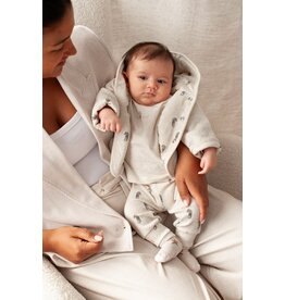 Feetje Baby Feetje omkeerbaar jasje met capuchon  AOP - Sea Sweeties - Offwhite