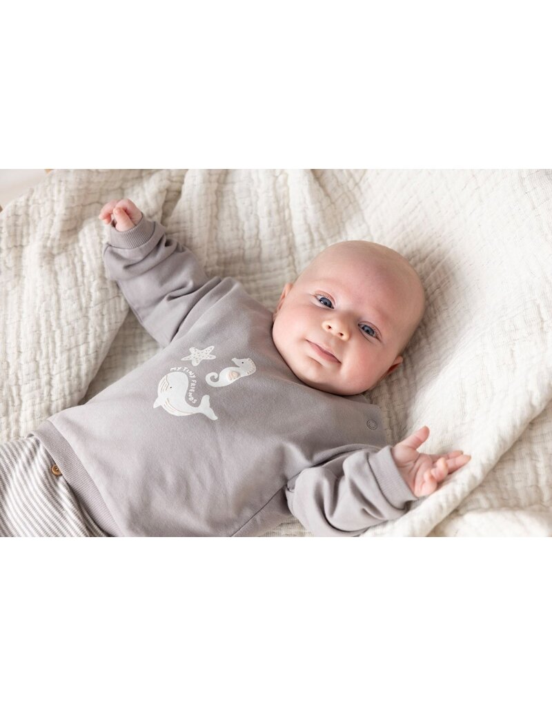 Feetje Baby Feetje broek rib gestreept - Sea Sweeties - Grijs - 52202468