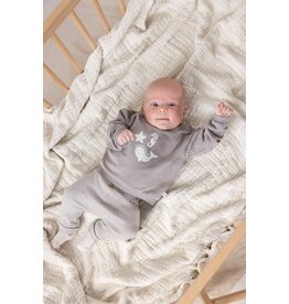 Feetje Baby Feetje broek rib gestreept - Sea Sweeties - Grijs