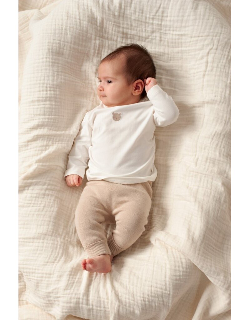 Feetje Baby Feetje Shirt ls - embroidery beer- The Knits - Offwhite - 51602763