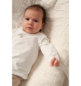 Feetje Baby Feetje Shirt ls - embroidery beer- The Knits - Offwhite
