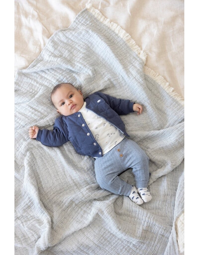 Feetje Baby Feetje jongen sokken - Blue Ocean - Offwhite - 50400361