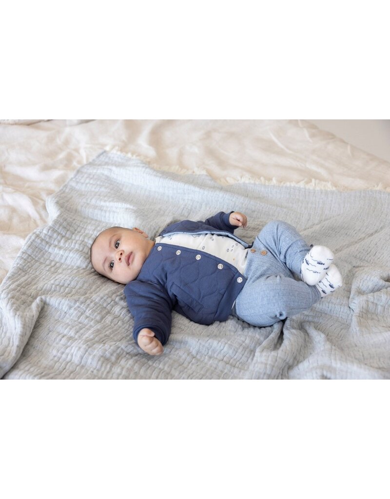 Feetje Baby Feetje jongen sokken - Blue Ocean - Offwhite - 50400361