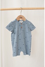 Feetje Baby Feetje Jongen kort pakje rib AOP - Blue Ocean - Blauw - 51100101