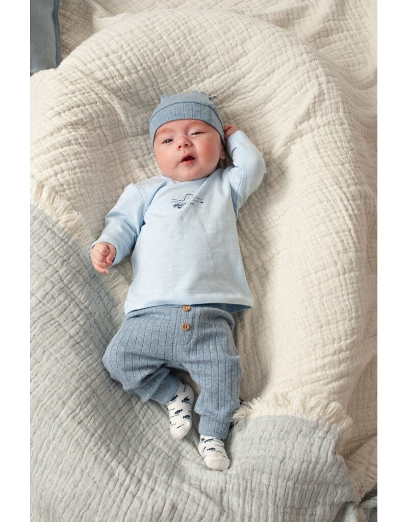 Feetje Baby Feetje Jongen Shirt ls - Blue Ocean - Blauw - 51602719