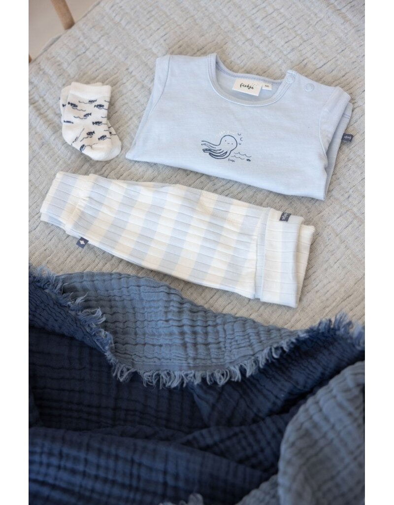 Feetje Baby Feetje Jongen Shirt ls - Blue Ocean - Blauw - 51602719