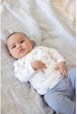 Feetje Baby Feetje jongen shirt AOP - Blue Ocean - Offwhite - 51602721