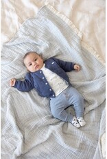 Feetje Baby Feetje jongen broek rib - Blue Ocean - Blauw melange -52202493