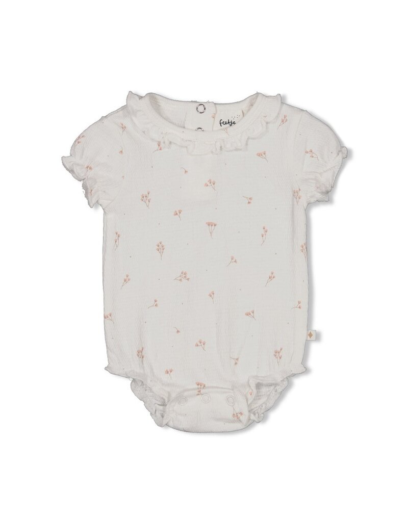 Feetje Baby Feetje meisje romper AOP - Delicate Flower - Offwhite - 50200259
