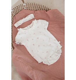 Feetje Baby Feetje meisje romper AOP - Delicate Flower - Offwhite