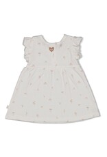 Feetje Baby Feetje jurk crinkle AOP - Delicate Flower - Offwhite - 51400579