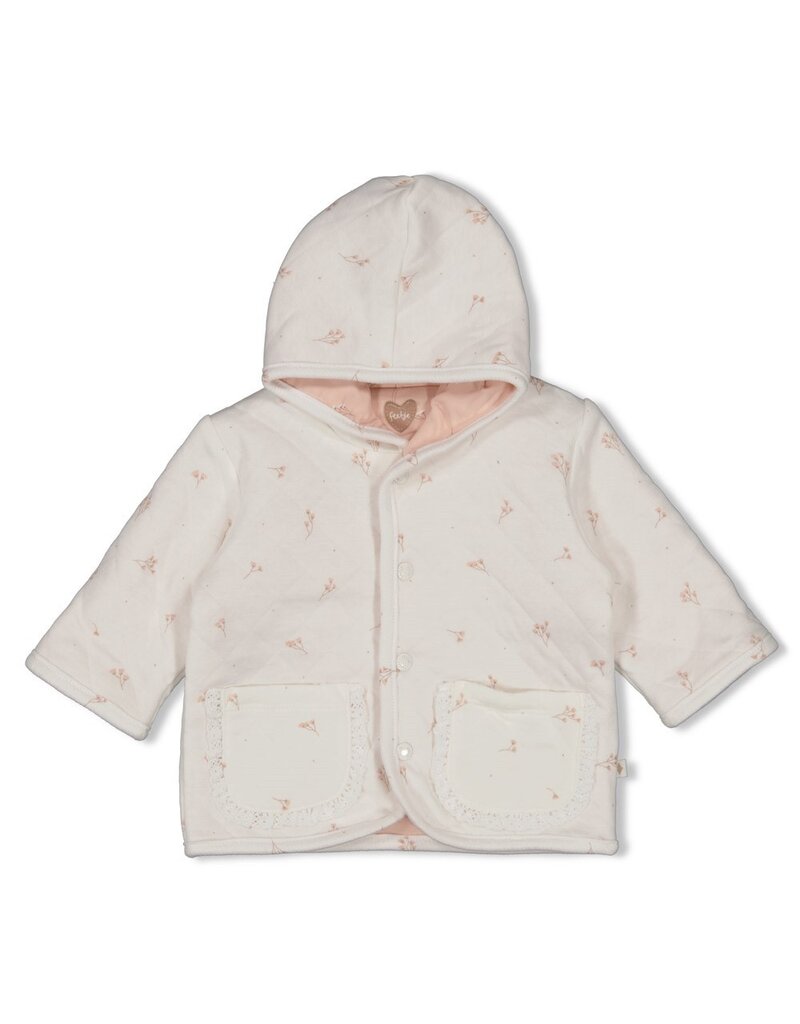 Feetje Baby Feetje meisje Omkeerbaar jasje met capuchon AOP - Delicate Flower - 51800362