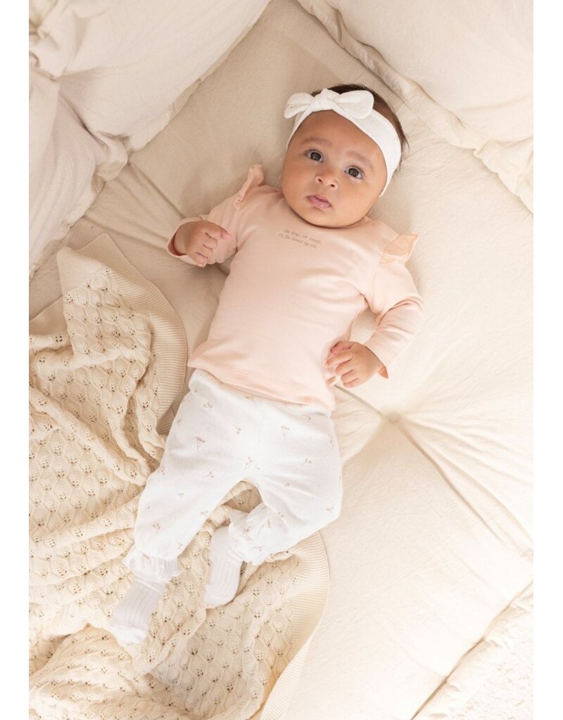 Feetje Baby Feetje meisje Broek crinkle - Delicate Flower - offwhite - 52202501