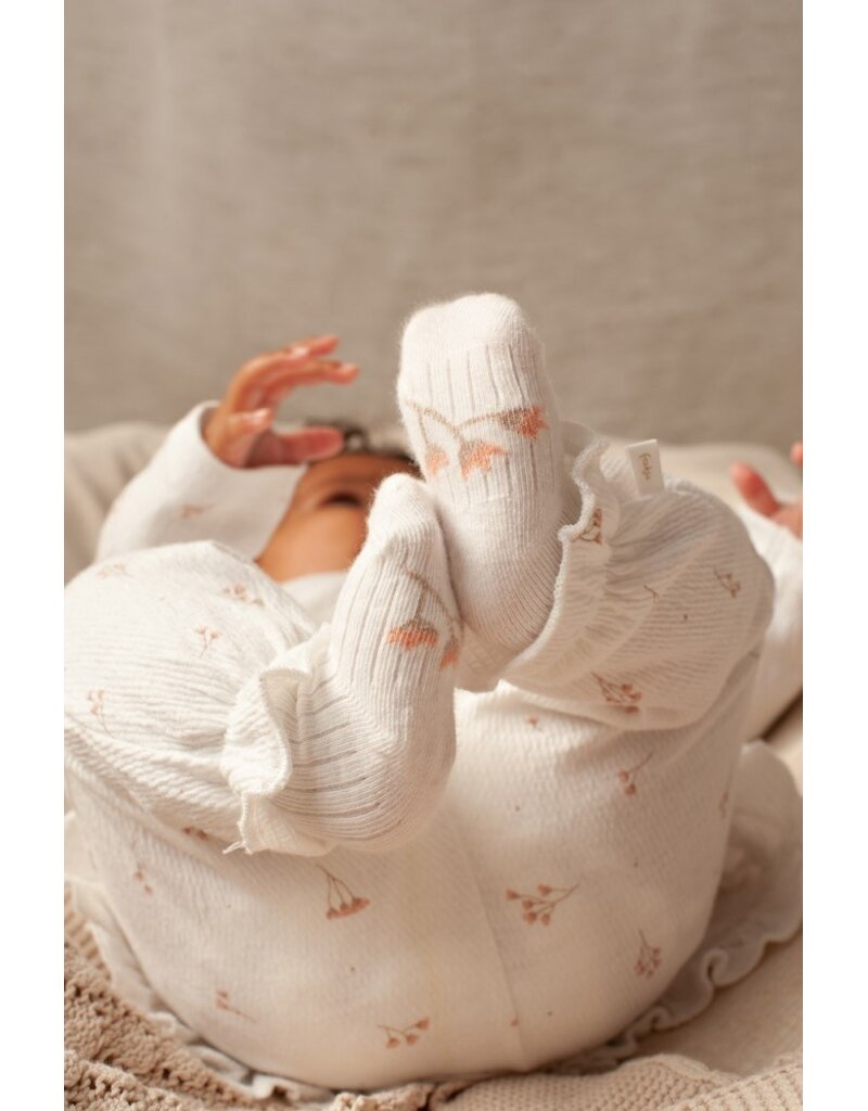 Feetje Baby Feetje meisje Broek crinkle - Delicate Flower - offwhite - 52202501