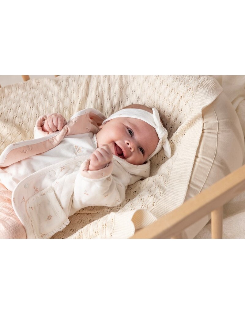 Feetje Baby Feetje meisje haarband crinkle - Delicate Flower - offwhite - 53100734