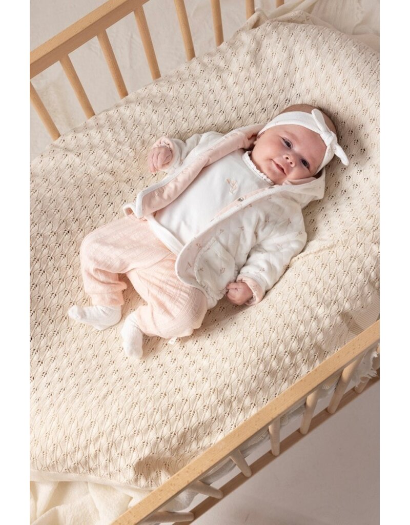 Feetje Baby Feetje meisje haarband crinkle - Delicate Flower - offwhite - 53100734