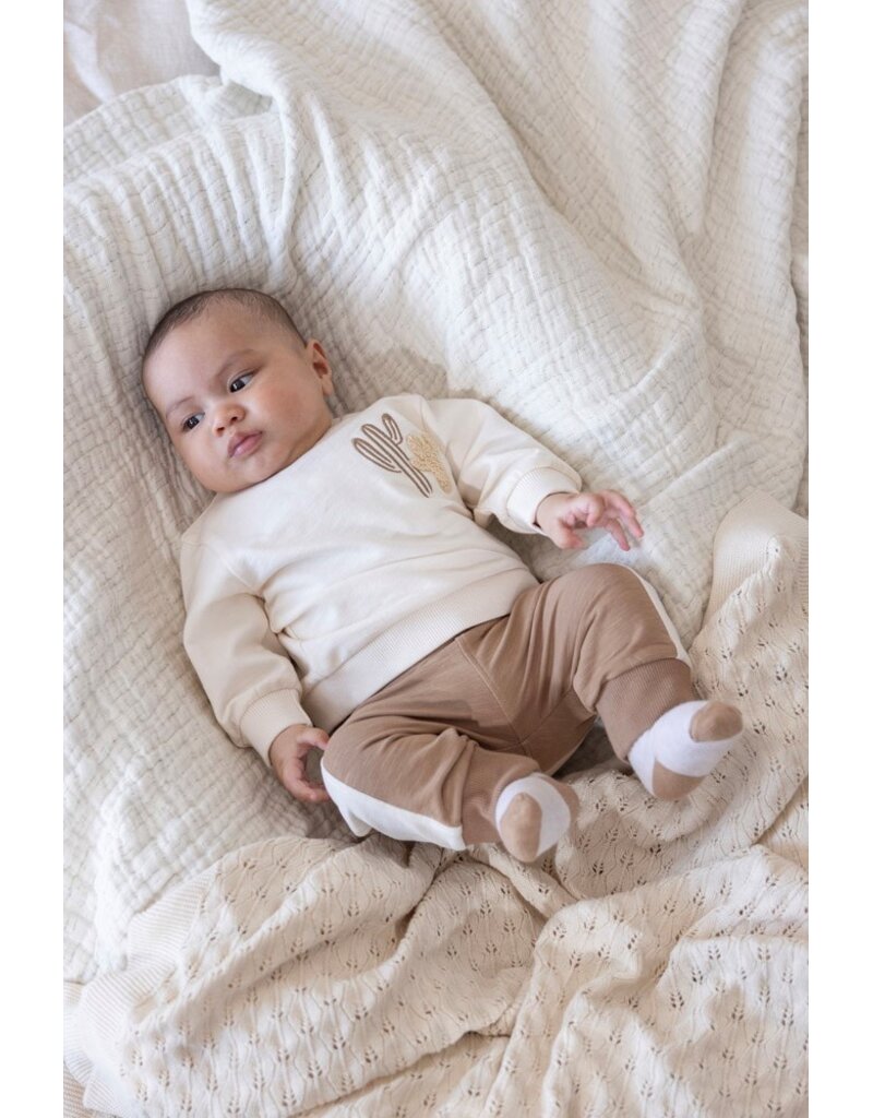 Feetje Baby Feetje jongen sweater relaxed - Sssiesta - Offwhite - 51602732