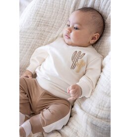 Feetje Baby Feetje jongen sweater relaxed - Sssiesta - Offwhite