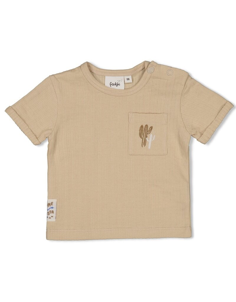 Feetje Baby Feetje jongen T-shirt - Sssiesta - Zand - 51700992