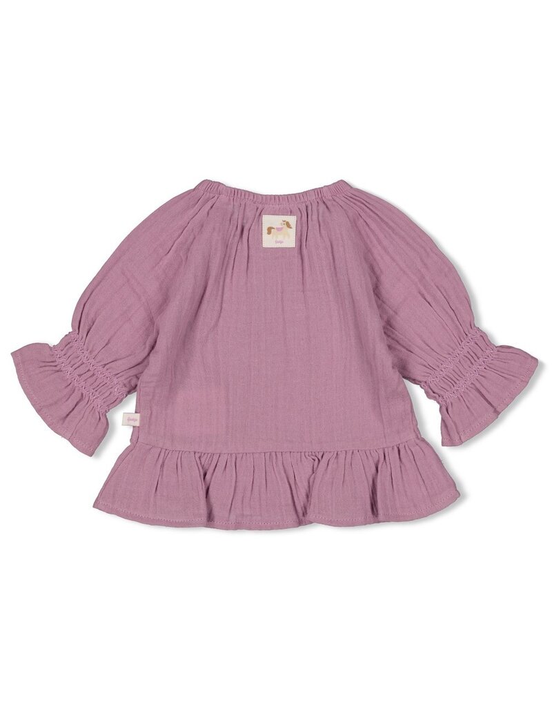 Feetje Baby Feetje meisje top ruches - Flower Ranch - Violet - 51602717