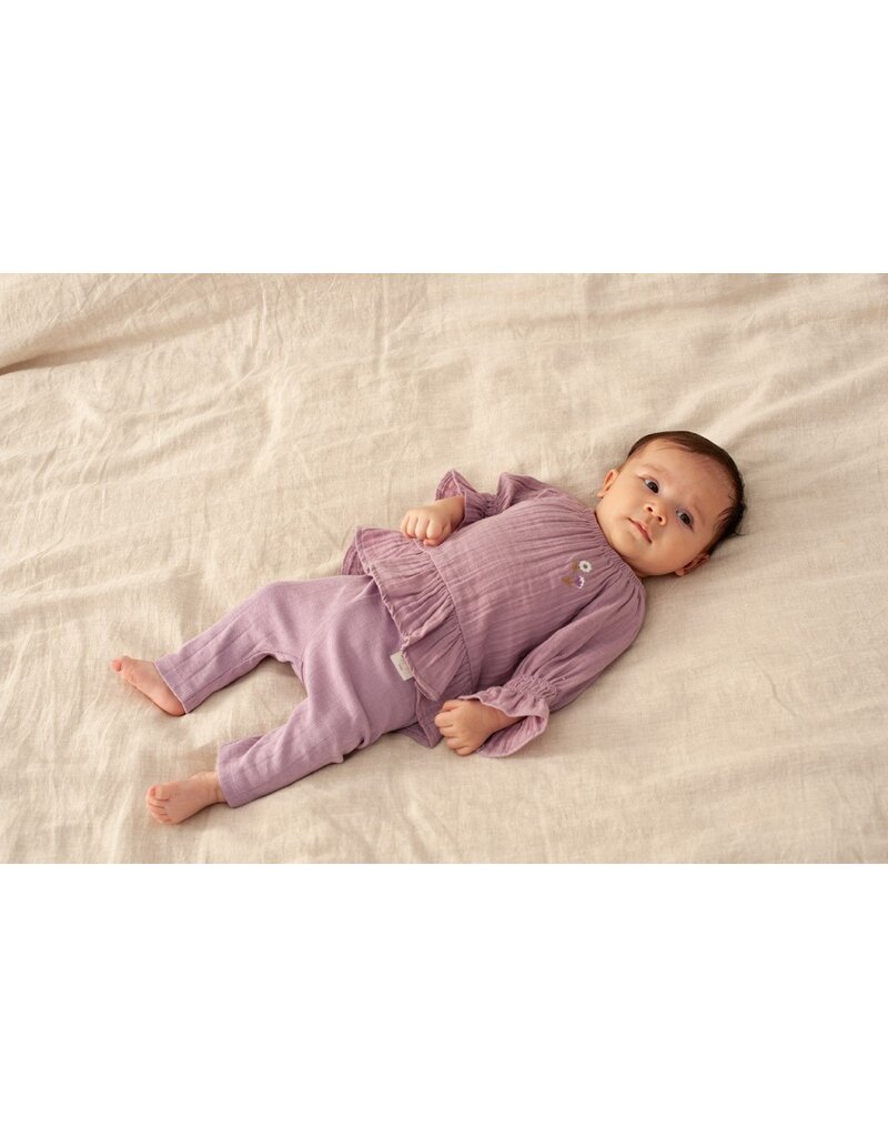 Feetje Baby Feetje meisje top ruches - Flower Ranch - Violet - 51602717