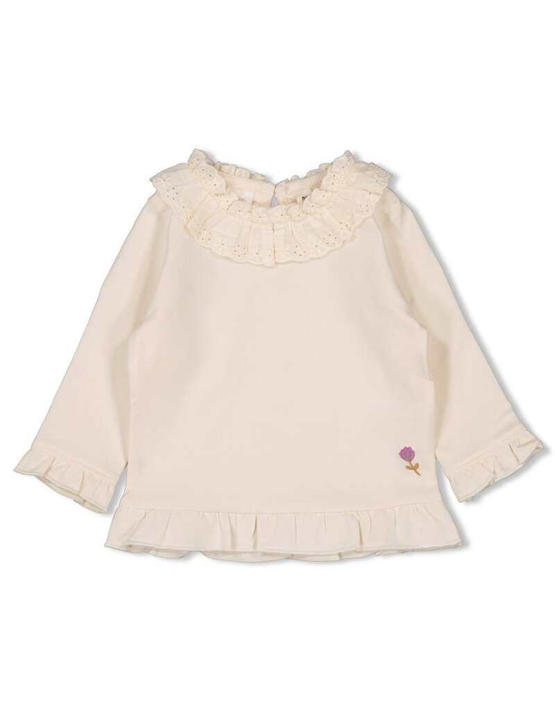 Feetje Baby Feetje meisje top met kraag - Flower Ranch - Offwhite - 51602718