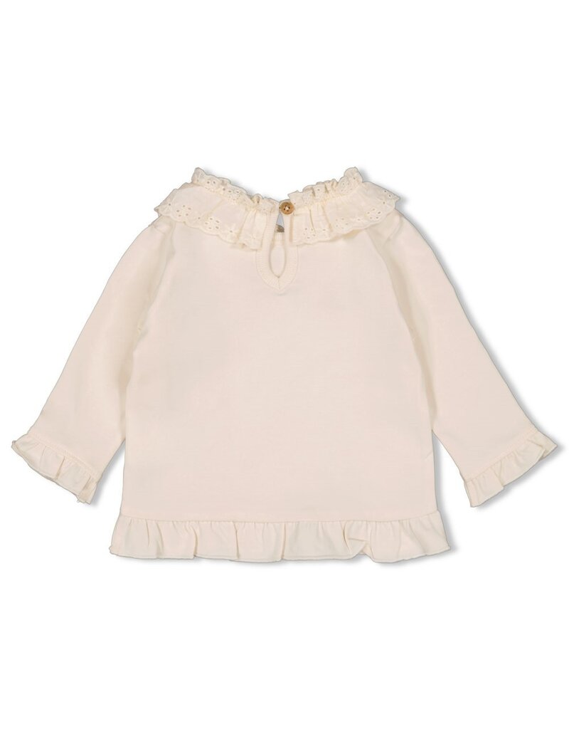 Feetje Baby Feetje meisje top met kraag - Flower Ranch - Offwhite - 51602718
