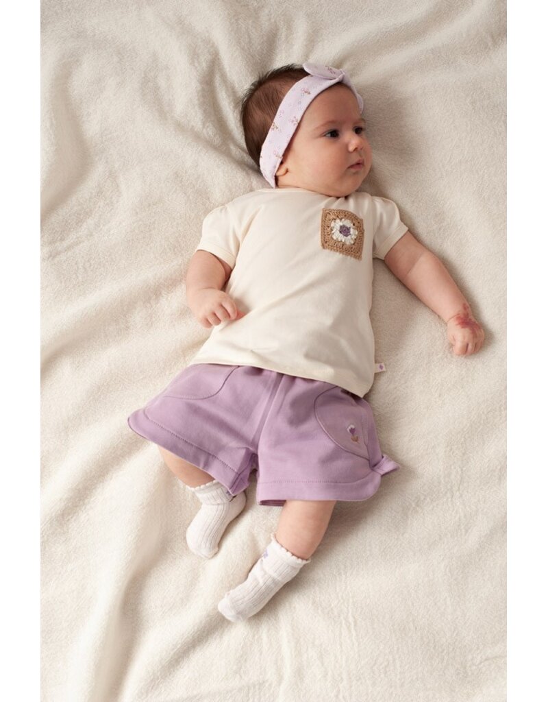 Feetje Baby Feetje meisje Short - Flower Ranch - Violet - 52100459