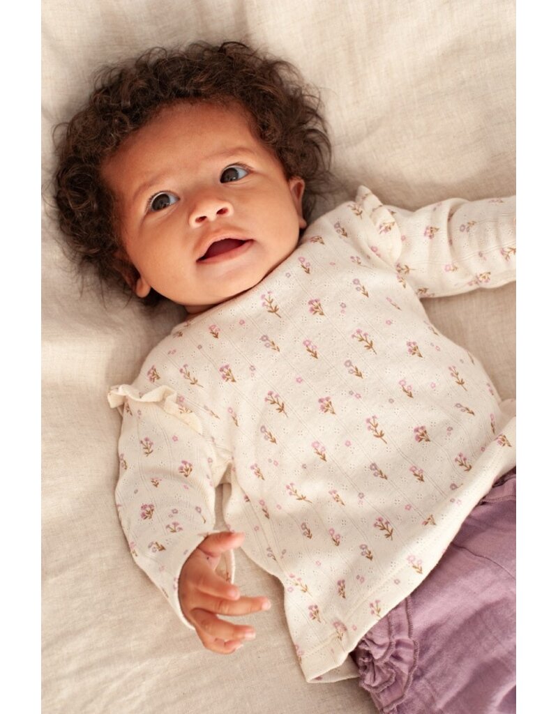 Feetje Baby Feetje meisje broek mousseline - Flower Ranch - Violet - 52202488