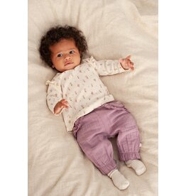 Feetje Baby Feetje meisje broek mousseline - Flower Ranch - Violet