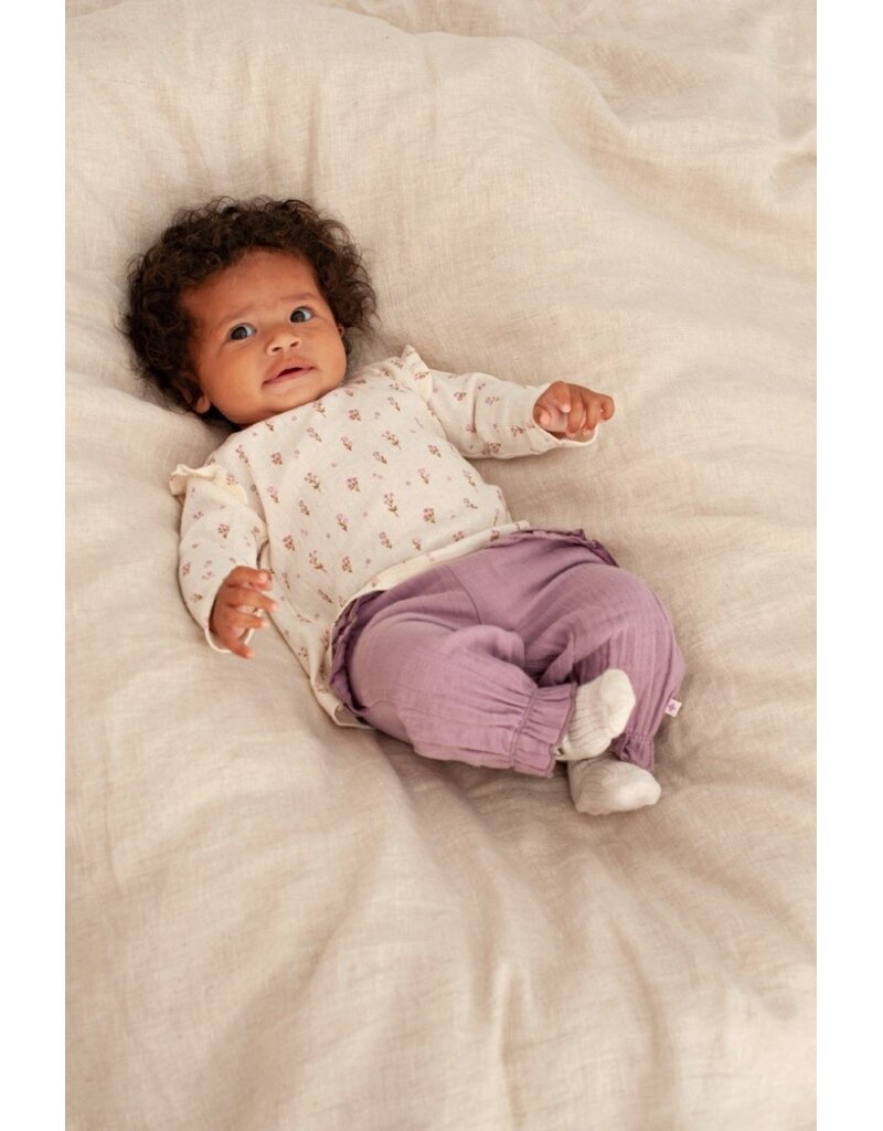Feetje Baby Feetje meisje broek mousseline - Flower Ranch - Violet - 52202488