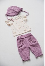 Feetje Baby Feetje meisje broek mousseline - Flower Ranch - Violet - 52202488