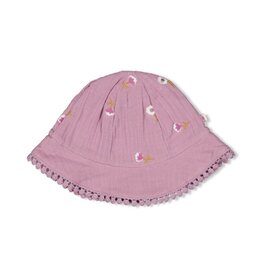 Feetje Baby Feetje meisje zonnehoed mousseline - Flower Ranch - Violet